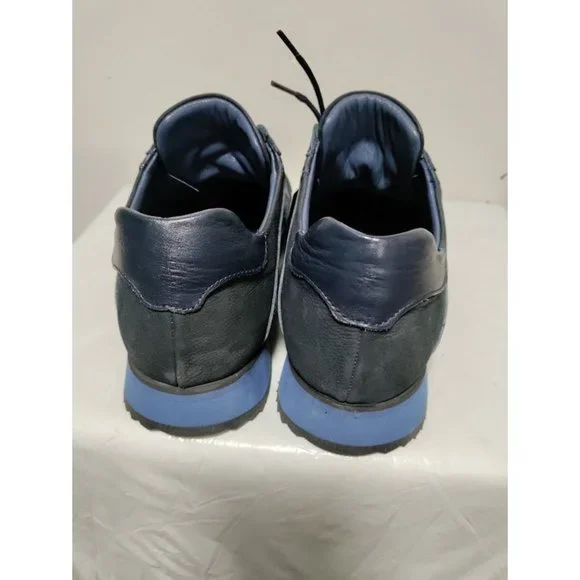 NWOB Sarar Camouflage Running Sneaker Shoes Lace Up Navy Mens Size 8.5 - Picture 8 of 11